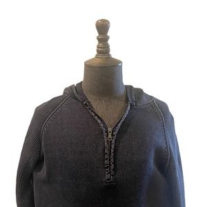 BKE Blue 1/2" Zip up Hoodie with Front Pocket XL